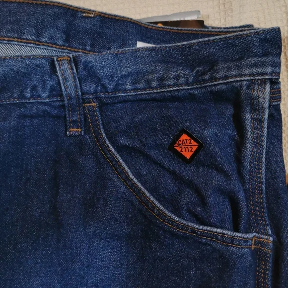 Wrangler Flame Resistant Relaxed fit jeans, 2 pair, CAT 2 2112, 46X32